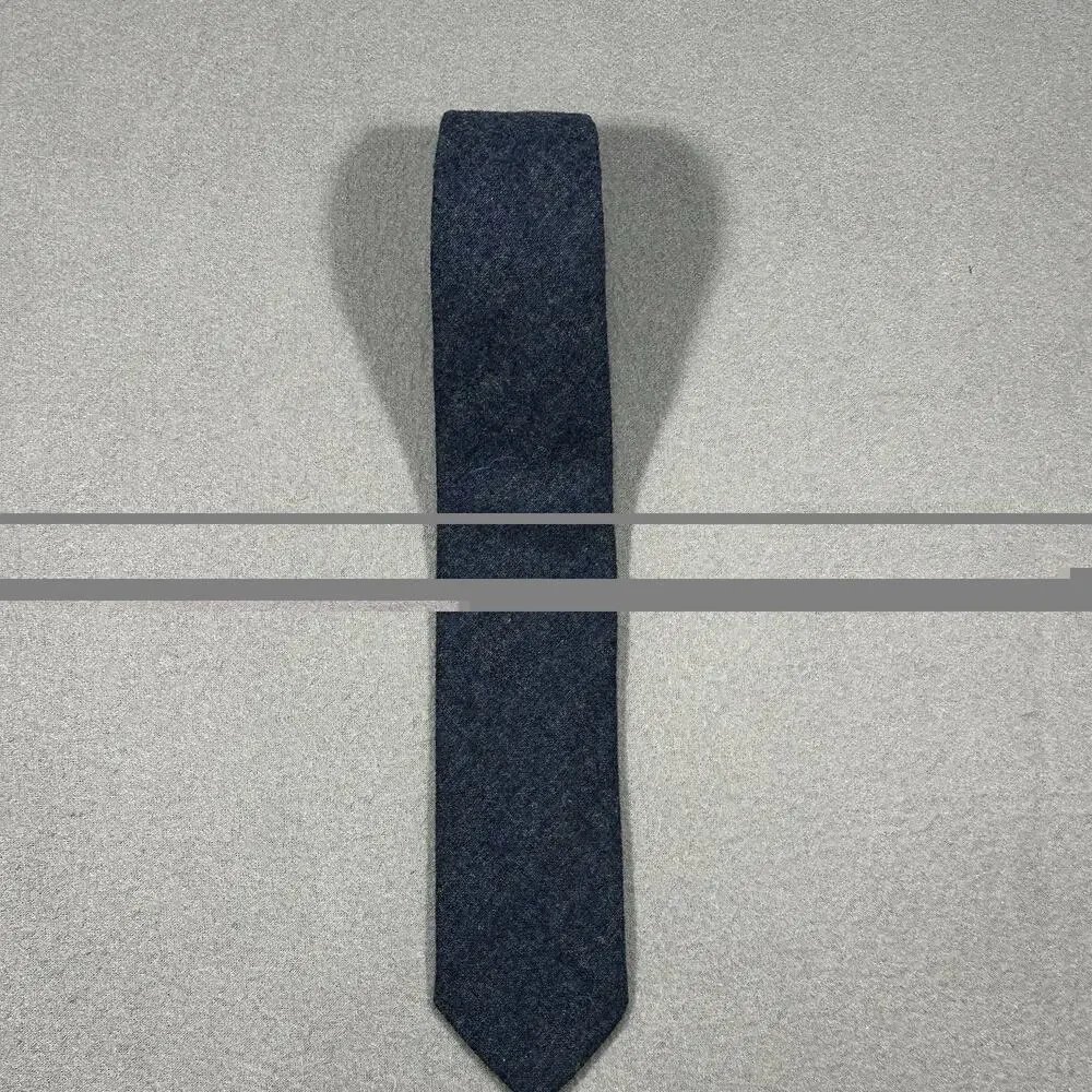 Vintage Pendleton 100% Virgin Wool Blue Tweed Necktie Men’s Made in USA Tie